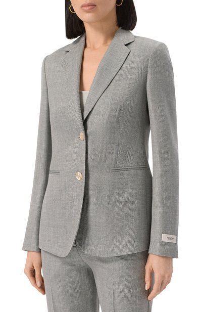 Жакет из шерсти и шелка AGNONA зеленого цвета по цене 351500 руб., арт. TX0805/R1015, фото 3 Жакет из шерсти и шелка AGNONA, арт. TX0805/R1015, фото 3