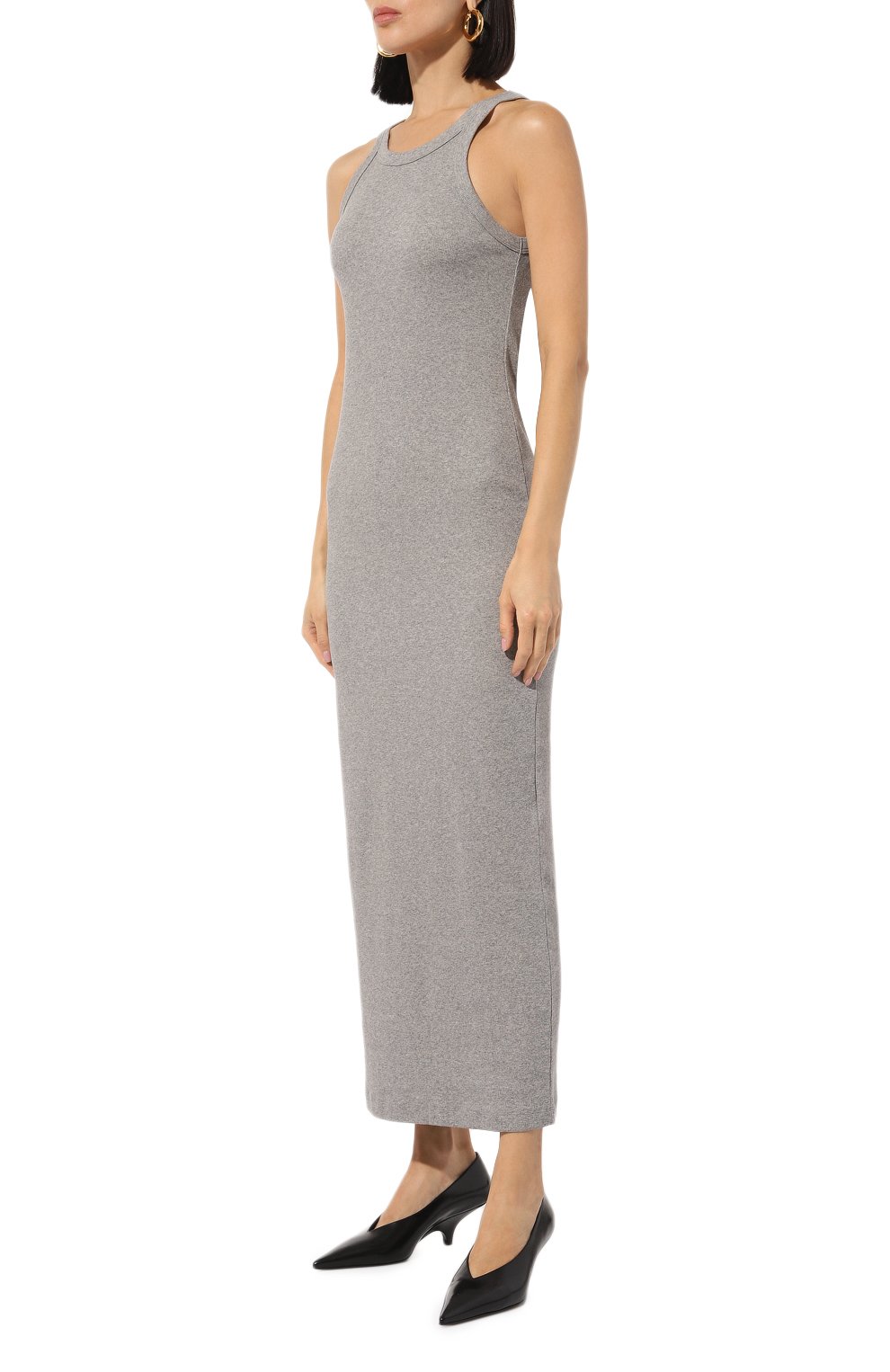 Хлопковое платье TOTEME, арт. 243-WRD3766-FB0246, фото 3