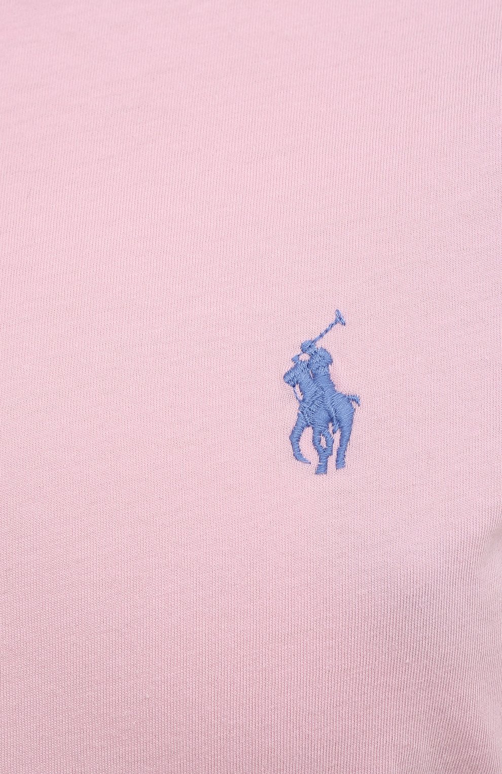 Хлопковая футболка POLO RALPH LAUREN светло-розового цвета по цене 8995 руб., арт. 211847073, фото 5 Хлопковая футболка POLO RALPH LAUREN, арт. 211847073, фото 5