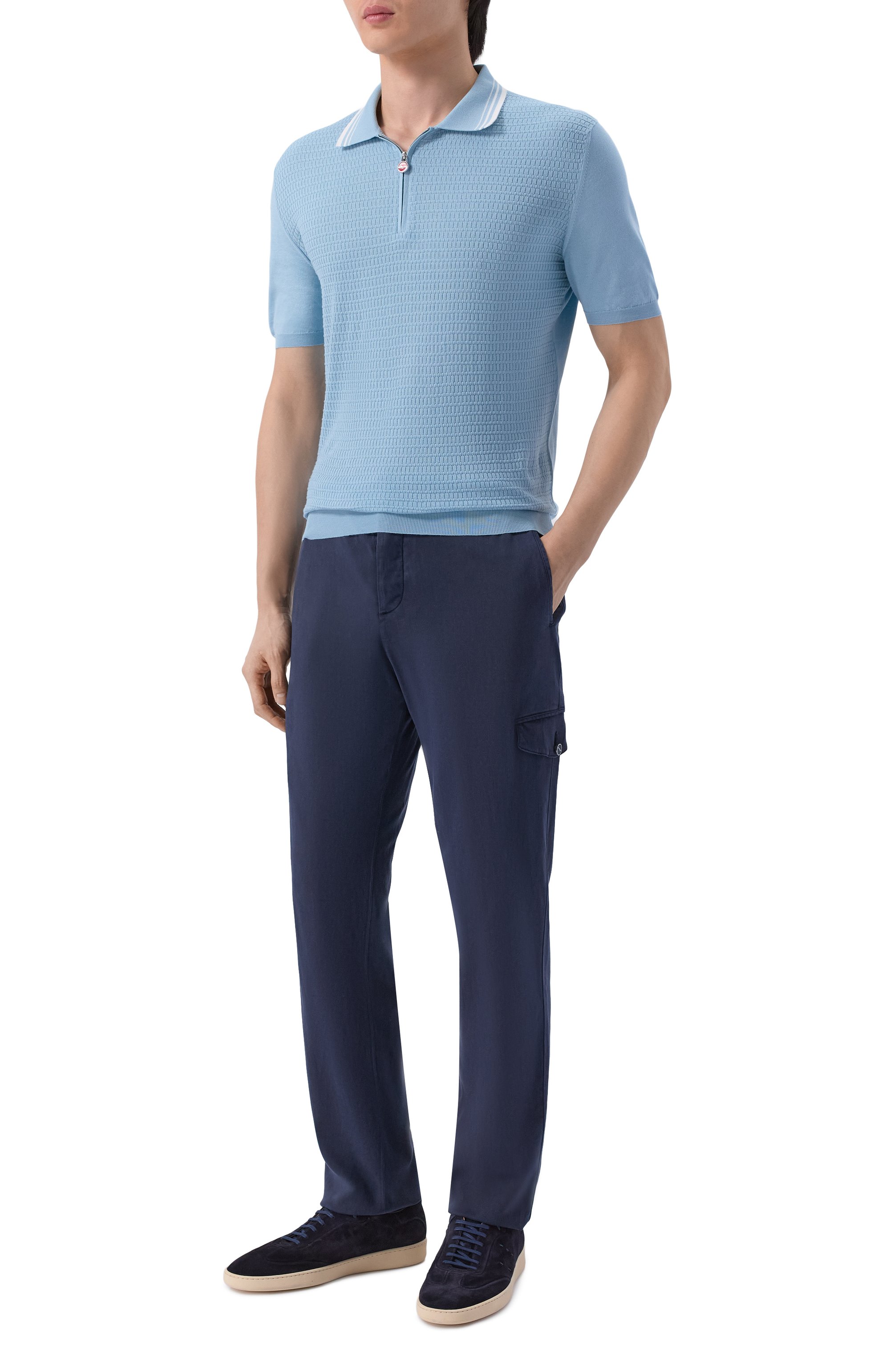 Хлопковое поло KITON, арт. UMK0709, фото 2