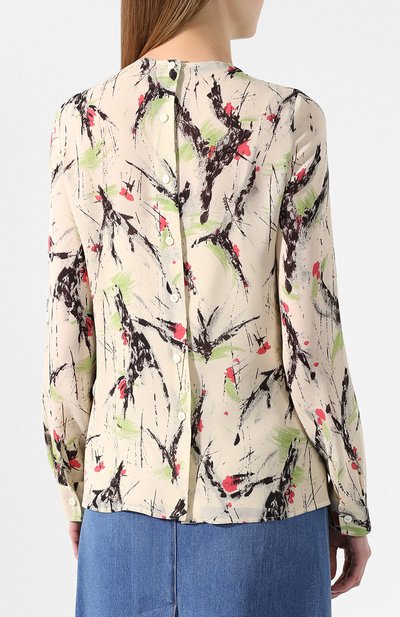 Блузка из вискозы PRADA, арт. P933H-1WWP-F0324, фото 4