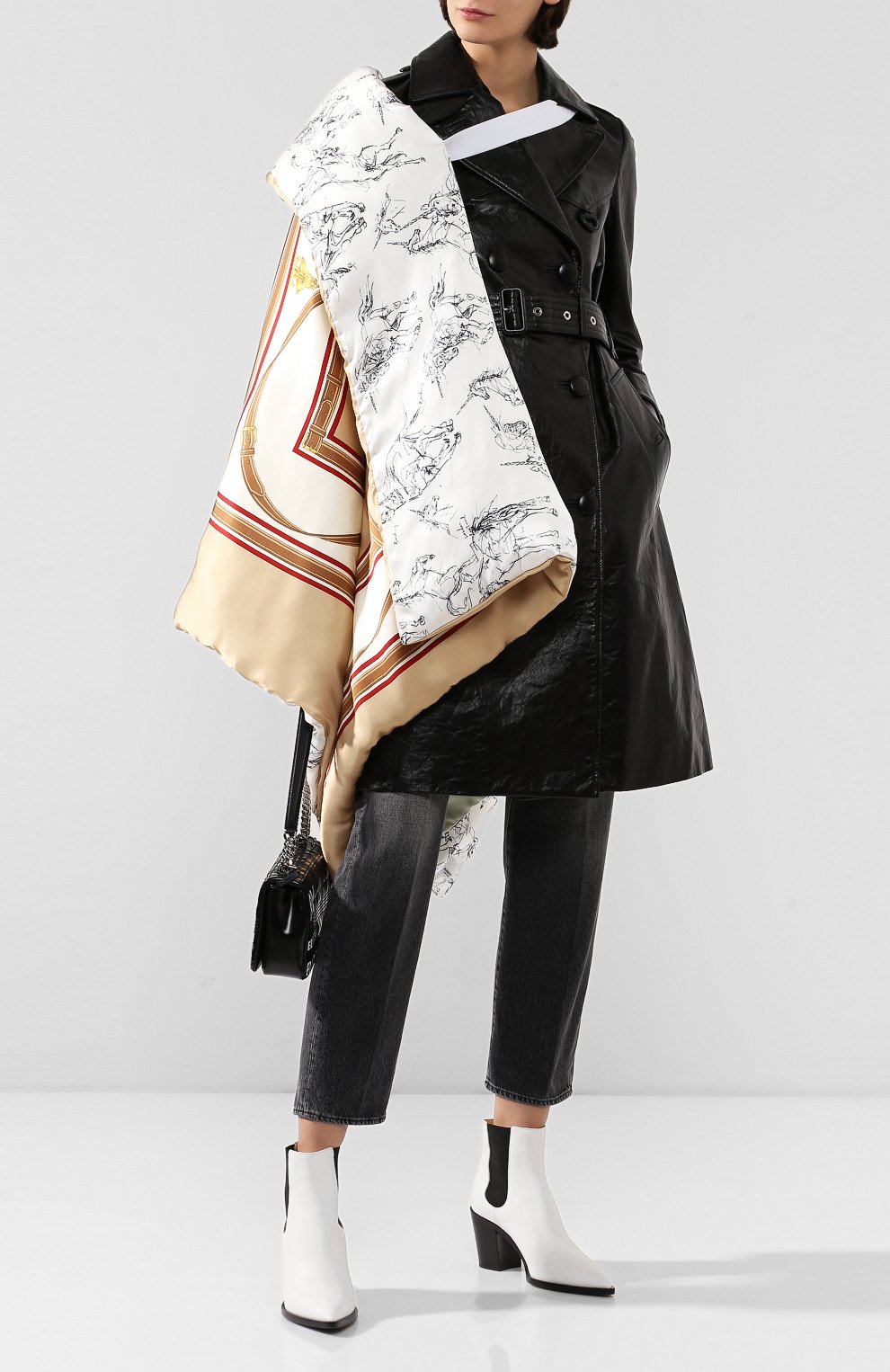 Шелковая накидка BURBERRY, арт. 8016964, фото 2