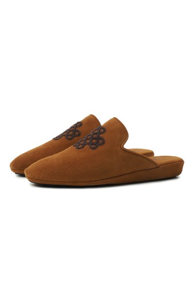 Женские замшевые домашние туфли HOMERS AT HOME, арт. 21270/ANTE