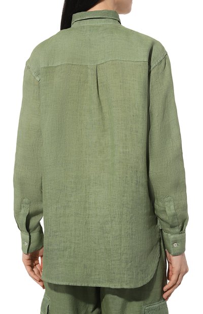 Льняная рубашка 120% LINO, арт. 31ALIW19GE/000B317/S00, фото 4