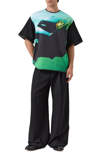 Футболка из вискозы и хлопка JIL SANDER, арт. J21GC0176/J20307, фото 2