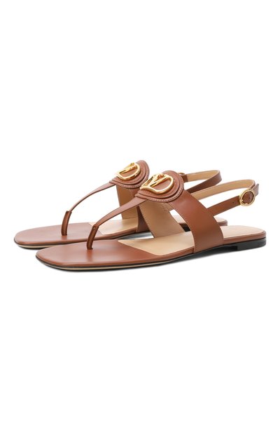 Женские кожаные сандалии vlogo signature VALENTINO, арт. 8W2S0MB7/DSH