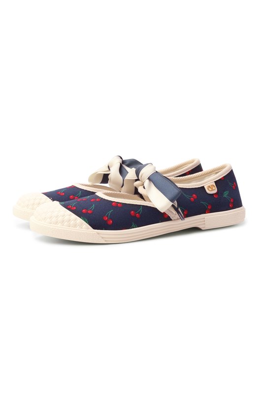 Текстильные кеды Bay by Bay Valentino 7W2S0LH9/NTS Синий 7W2S0LH9/NTS