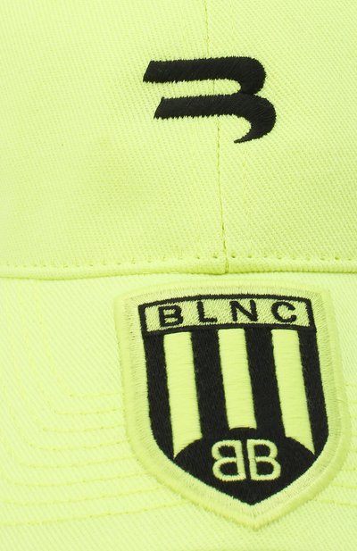 Хлопковая бейсболка BALENCIAGA желтого цвета по цене 33850 руб., арт. 640213/310B2, фото 3 Хлопковая бейсболка BALENCIAGA, арт. 640213/310B2, фото 3