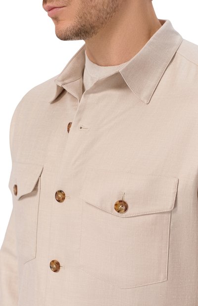 Рубашка из кашемира и шелка COLOMBO, арт. CM00379/77541-10, фото 5