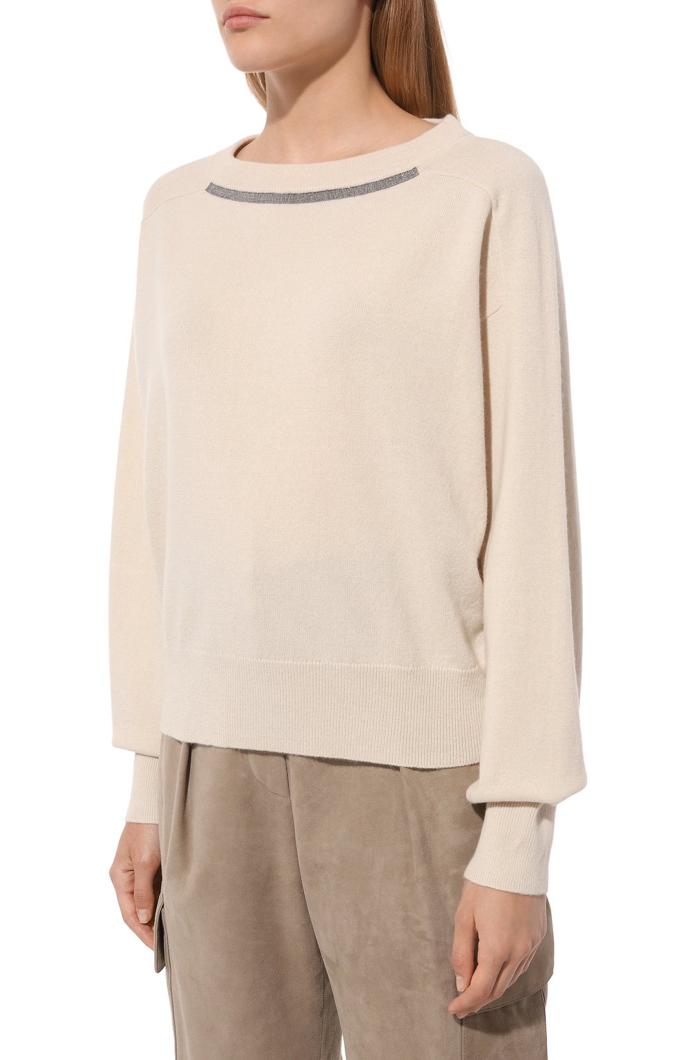 Кашемировый пуловер BRUNELLO CUCINELLI, арт. M1216BP415, фото 3