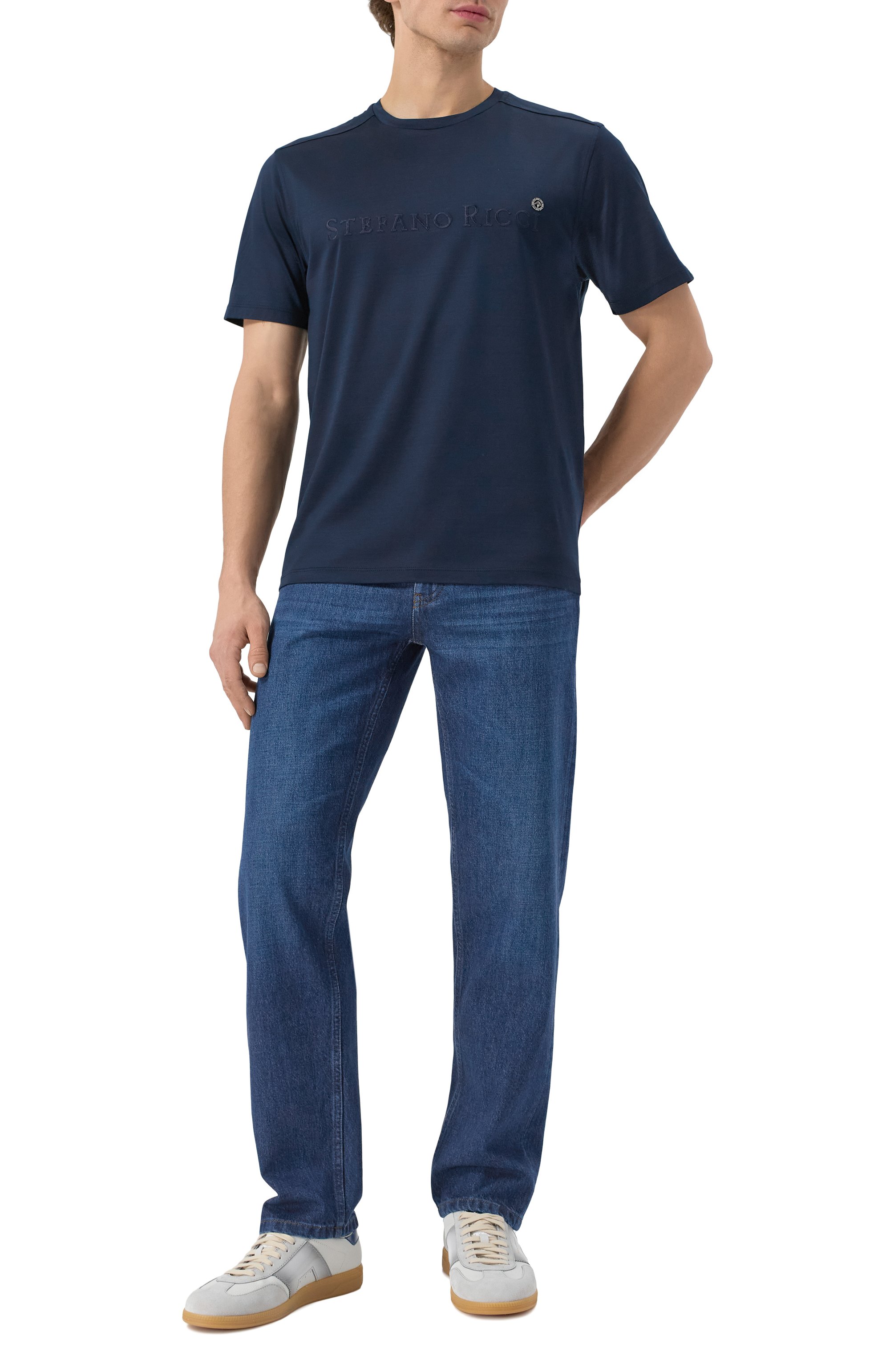 Хлопковая футболка STEFANO RICCI, арт. MNH5204300/TE0001, фото 2