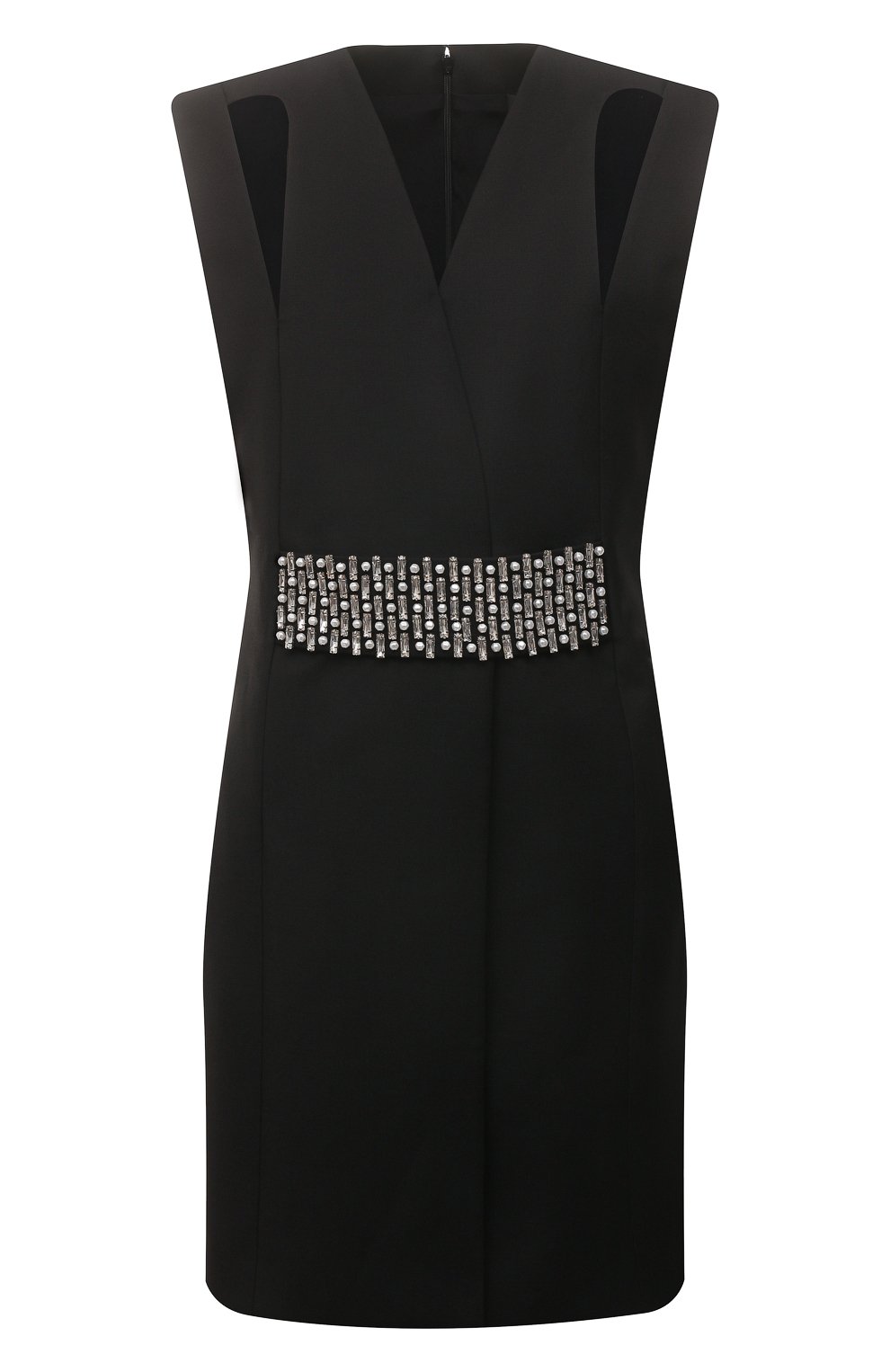 Шерстяное платье GIVENCHY черного цвета по цене 217500 руб., арт. BW21AA13QB, фото 1 Шерстяное платье GIVENCHY, арт. BW21AA13QB, фото 1