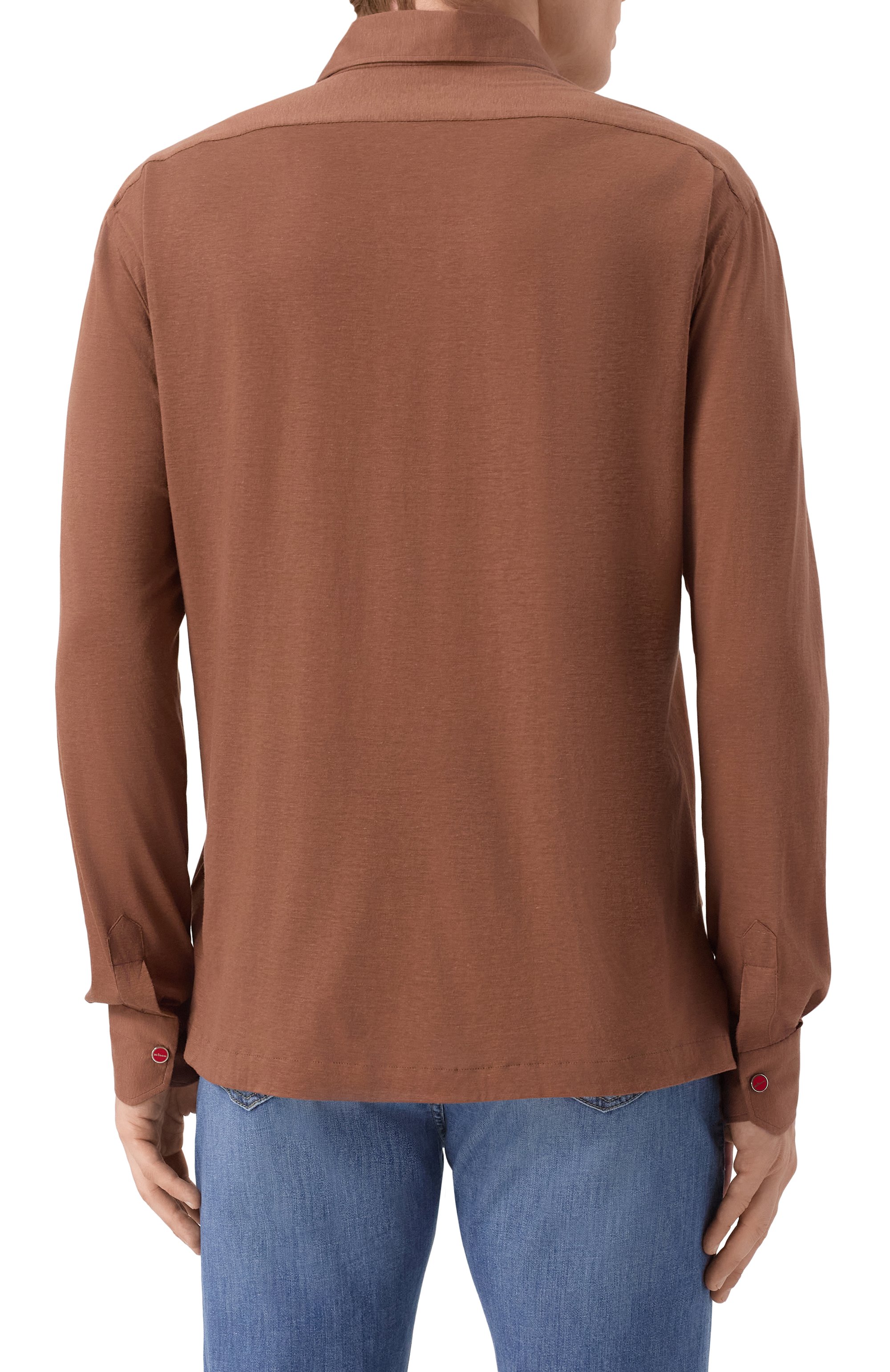 Поло из лиоцелла и хлопка KITON, арт. UMCP0SH0924207, фото 4