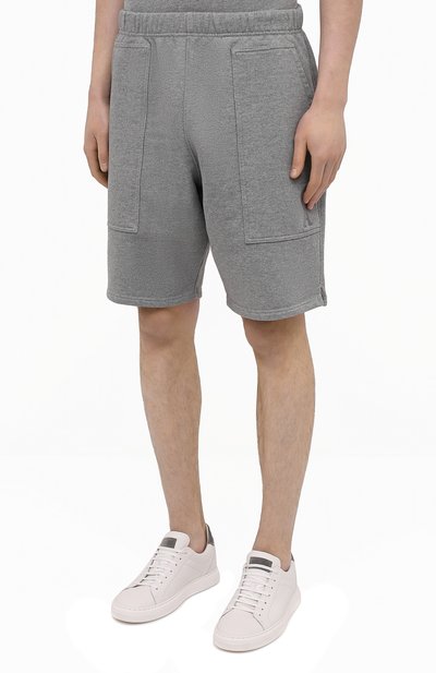 Хлопковые шорты AMI, арт. E21HJ328.747, фото 3