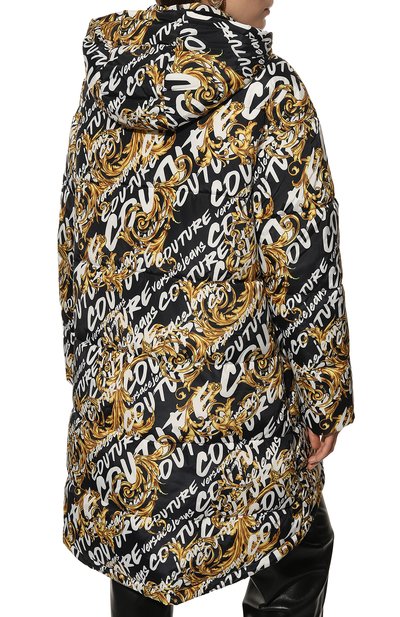 Пуховик VERSACE JEANS COUTURE, арт. 73HAT400-73DP400 50D PRINTED L0G0/CQS41, фото 4