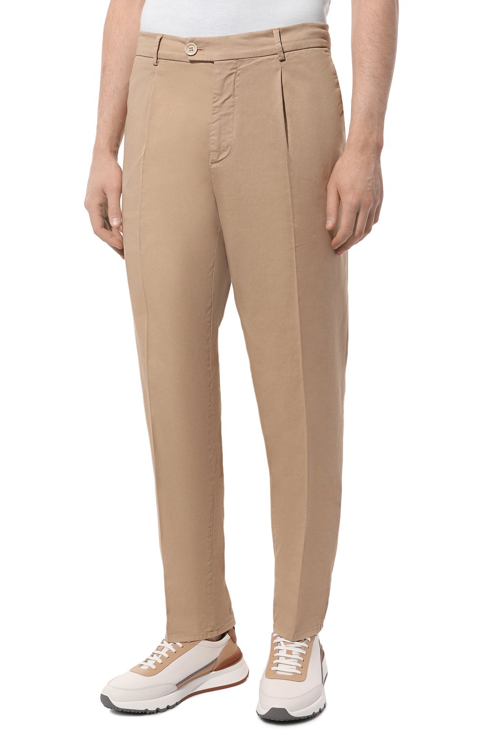 Хлопковые брюки BRUNELLO CUCINELLI, арт. M289LE1450, фото 3