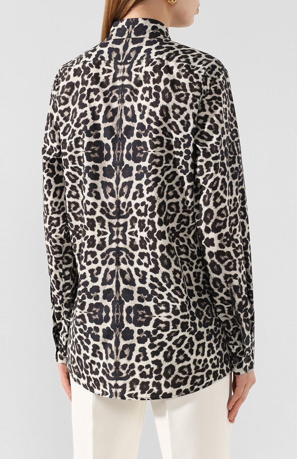 Хлопковая рубашка DRIES VAN NOTEN, арт. 201-10758-9006, фото 4