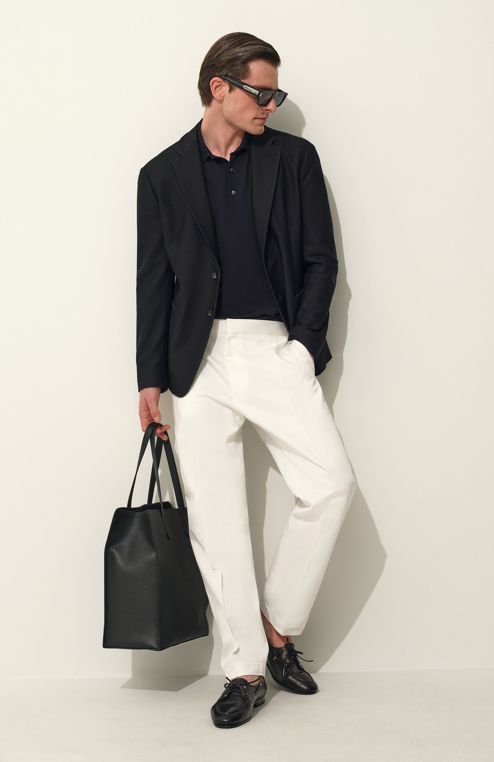 Брюки из хлопка и льна ZEGNA, арт. TT46/UFI31A9, фото 7