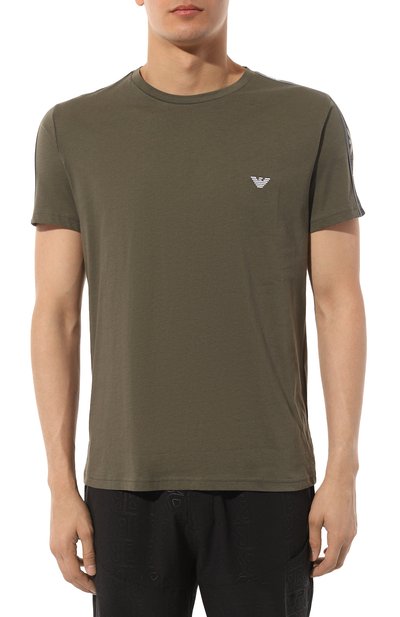 Хлопковая футболка EMPORIO ARMANI, арт. 211845/4R475, фото 3