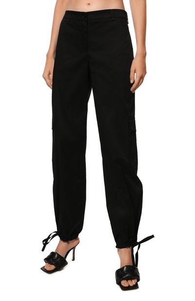 Хлопковые брюки AGREEG черного цвета по цене 75000 руб., арт. 15041078, фото 3 Хлопковые брюки AGREEG, арт. 15041078, фото 3