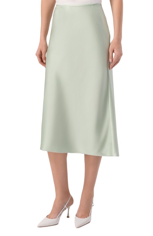 Атласная юбка MVST M26.2PW.S015/F096 D0UBLE SATIN Зелёный  M26.2PW.S015/F096 D0UBLE SATIN Фото 3