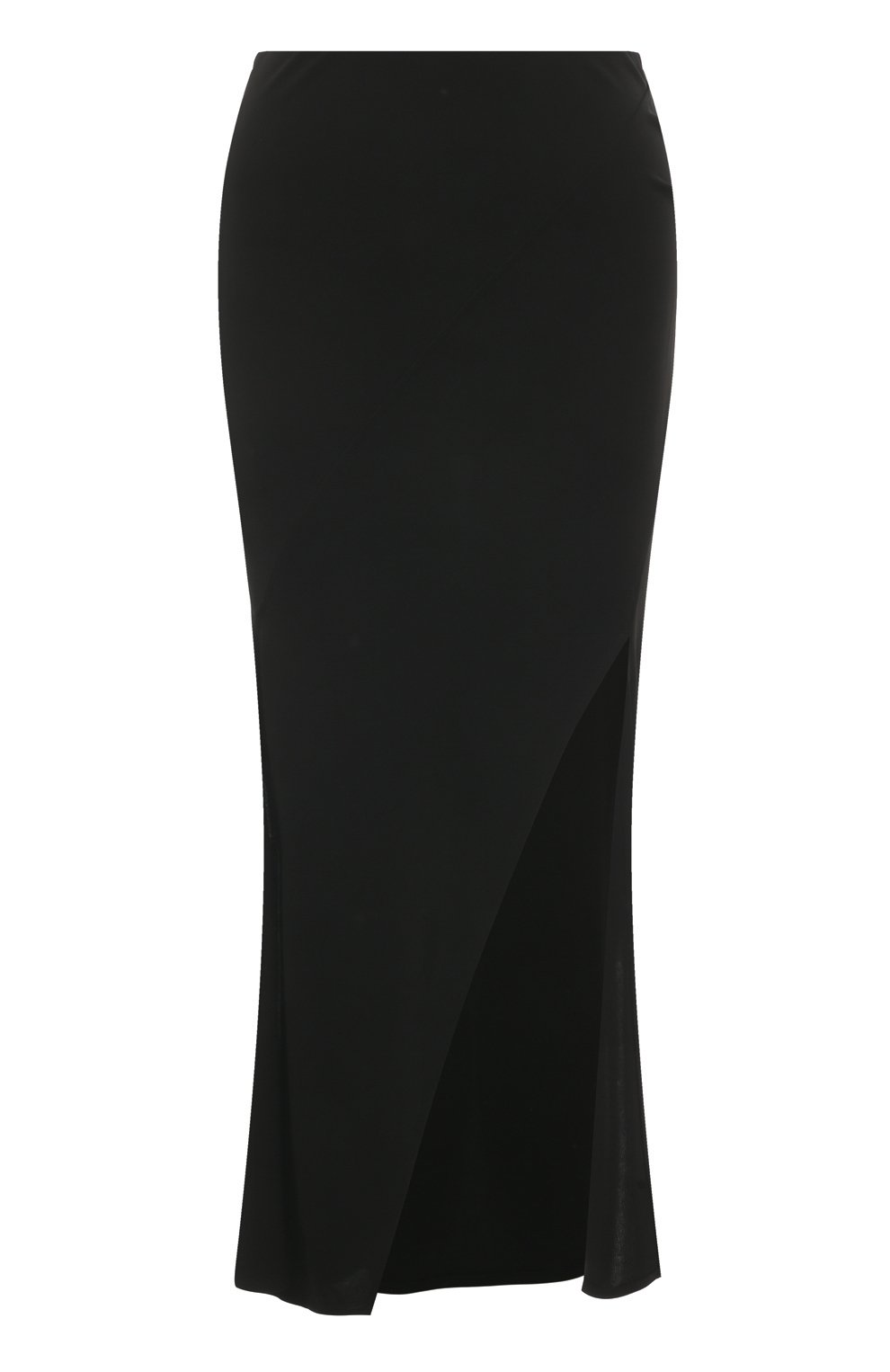 Юбка из вискозы HELMUT LANG черного цвета по цене 42250 руб., арт. M10HW305, фото 1 Юбка из вискозы HELMUT LANG, арт. M10HW305, фото 1