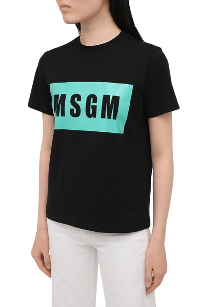 Хлопковая футболка MSGM, арт. 3041MDM95 217298, фото 3