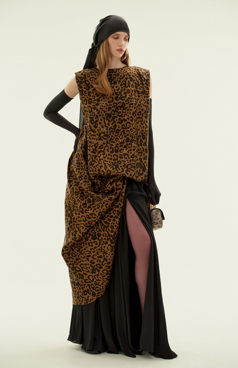 Женские перчатки DRIES VAN NOTEN черного цвета, арт. 242-010101-9204 | Фото 6 (Материал: Текстиль, Синтетический материал; Нос: Не проставлено; Материал сплава: Проставлено; Кросс-КТ: Трикотаж)