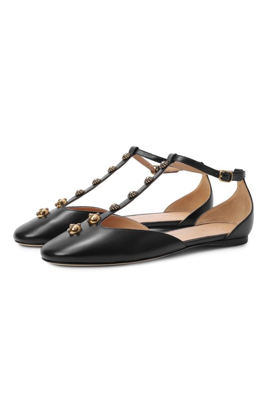 Кожаные балетки Celeste Chloé CH26S16KWP Чёрный CH26S16KWP
