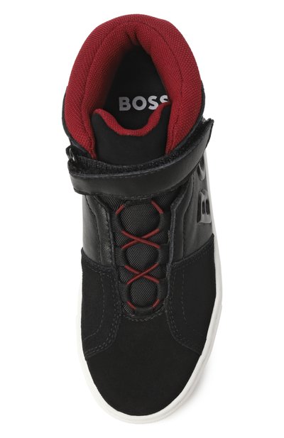 Кожаные кеды BOSS, арт. J51317/30-35, фото 4