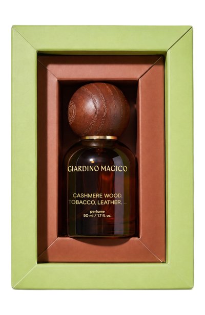 Концентрированные духи cashmere wood tobacco leather (50ml) GIARDINO MAGICO, арт. 4660222283580, фото 3