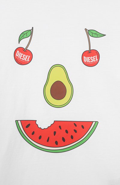 Хлопковая футболка DIESEL, арт. J02738/00YI9, фото 3