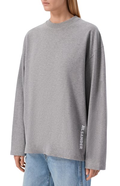 Хлопковый лонгслив JIL SANDER, арт. J02GC0174/J20399, фото 3