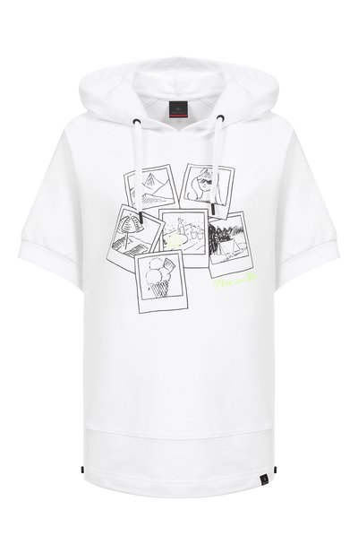 Хлопковое худи BOGNER FIRE+ICE белого цвета по цене 21200 руб., арт. 84983697, фото 1 Хлопковое худи BOGNER FIRE+ICE, арт. 84983697, фото 1