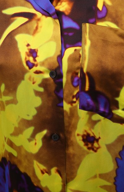 Атласная рубашка DRIES VAN NOTEN, арт. 211-10784-2089, фото 5