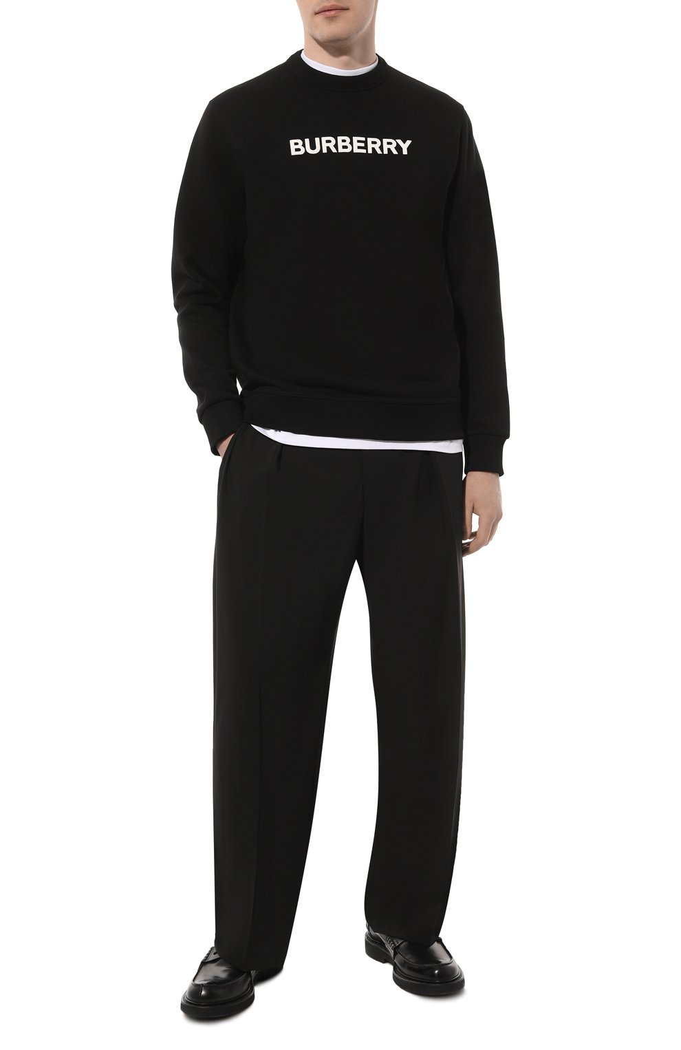 Хлопковый свитшот BURBERRY, арт. 8055312, фото 2