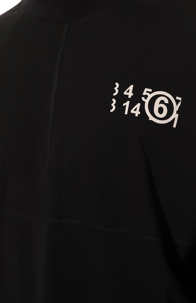 Хлопковый лонгслив MM6, арт. S52GC0260/S24312, фото 5