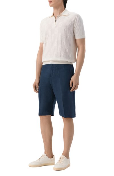 Мужские льняные шорты KITON, арт. UPKN098K0708H