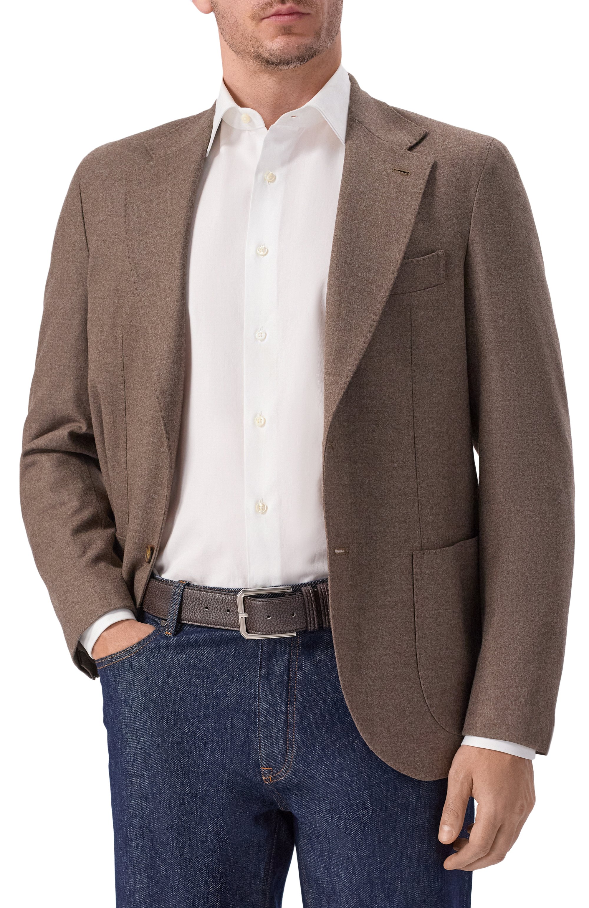 Кожаный ремень KITON, арт. USC23PN0012601, фото 2