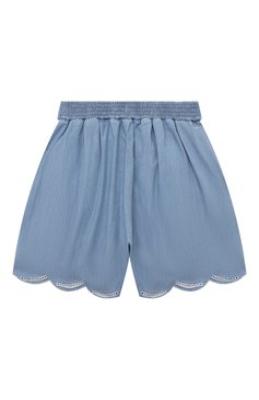 Детские джинсовые шорты CHLOÉ голубого цвета, арт. C20079/6A-12A | Фото 2 (Материал подклада: Хлопок; Материал сплава: Проставлено; Материал внешний: Хлопок, Деним; Нос: Не проставлено; Кросс-КТ: Деним; Ростовка одежда: 5 лет | 110 см, 12 лет | 152 см, 7 лет | 122 см, 9 лет | 134 см)