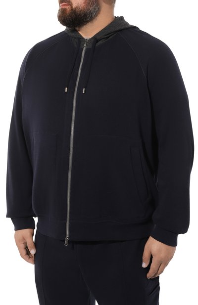 Толстовка из хлопка и кашемира CORTIGIANI, арт. 6CS604, фото 3