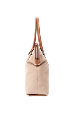 Женская сумка-тоут furla erica xl FURLA светло-бежевого цвета, арт. WB01429/BX3540 | Фото 4 (Размер: large; Материал: Текстиль; Автоматизация ТО: Проставлено; Автоматизация состава: Проставлено)