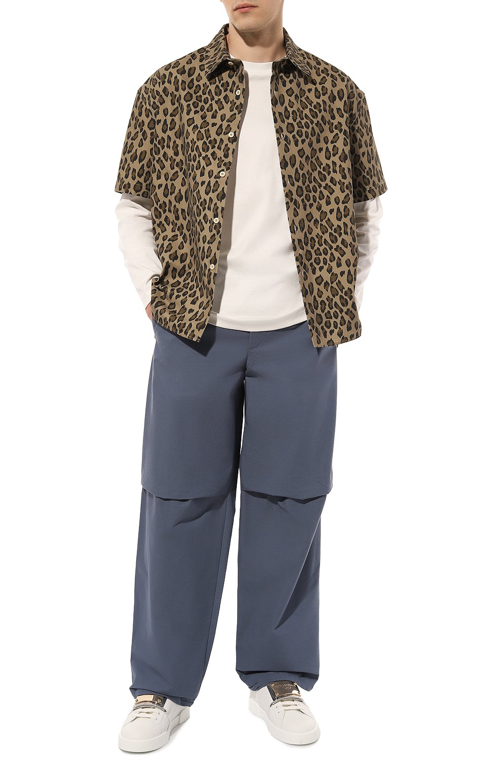 Хлопковые брюки JIL SANDER, арт. J47KA0214/J45039, фото 2