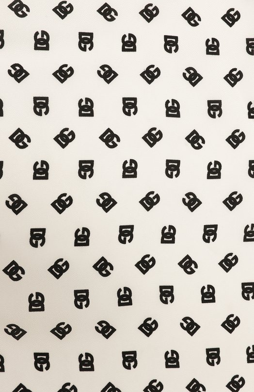 Шелковый платок Dolce & Gabbana FS319A/GDCQJ Чёрно-белый  FS319A/GDCQJ Фото 3