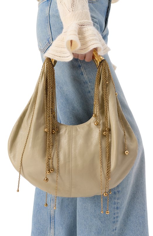 Сумка Twisted Shell Chloé CH25US509P06 Бежевый  CH25US509P06 Фото 2