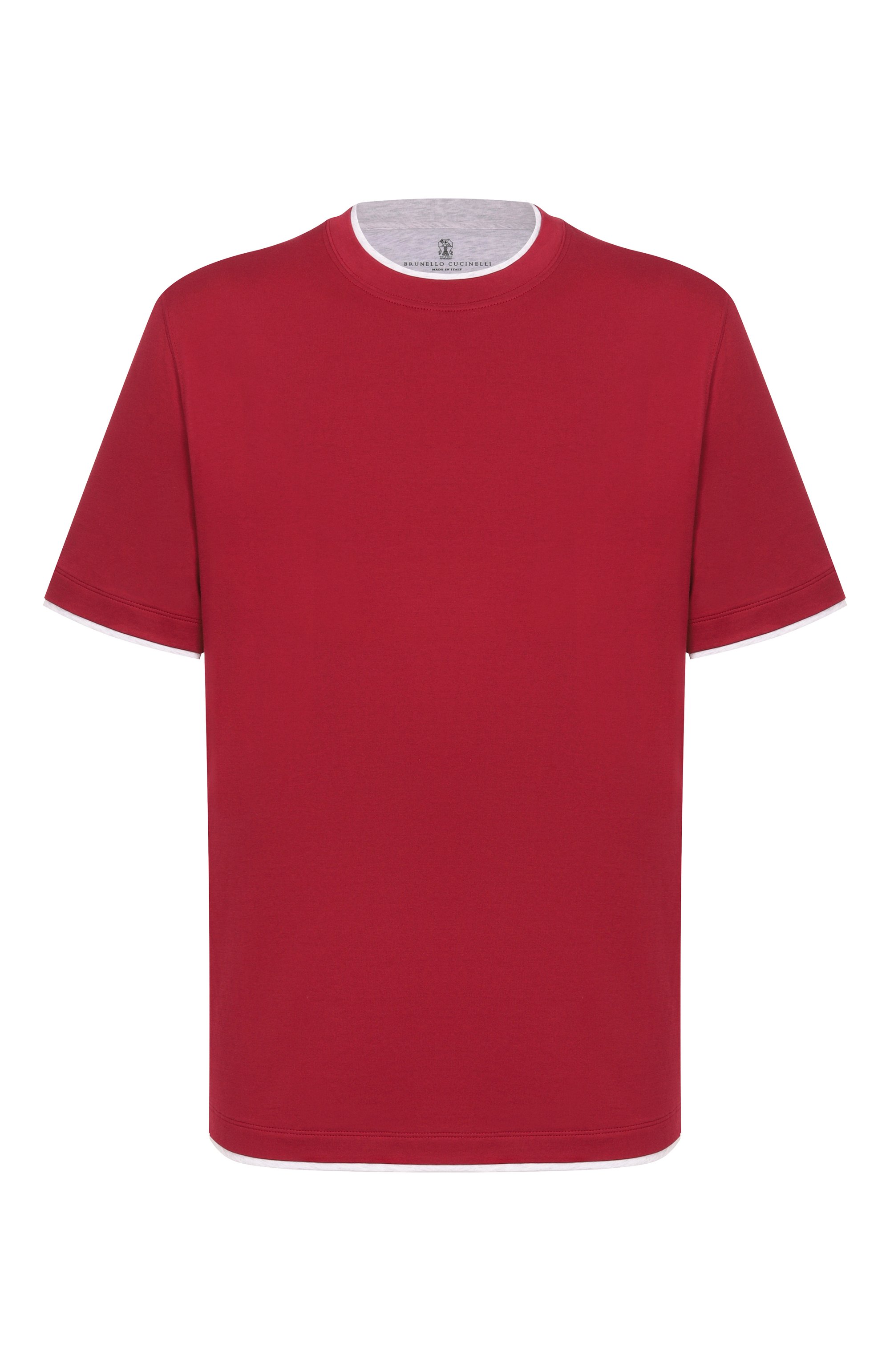 Хлопковая футболка BRUNELLO CUCINELLI, арт. M0B137427, фото 1