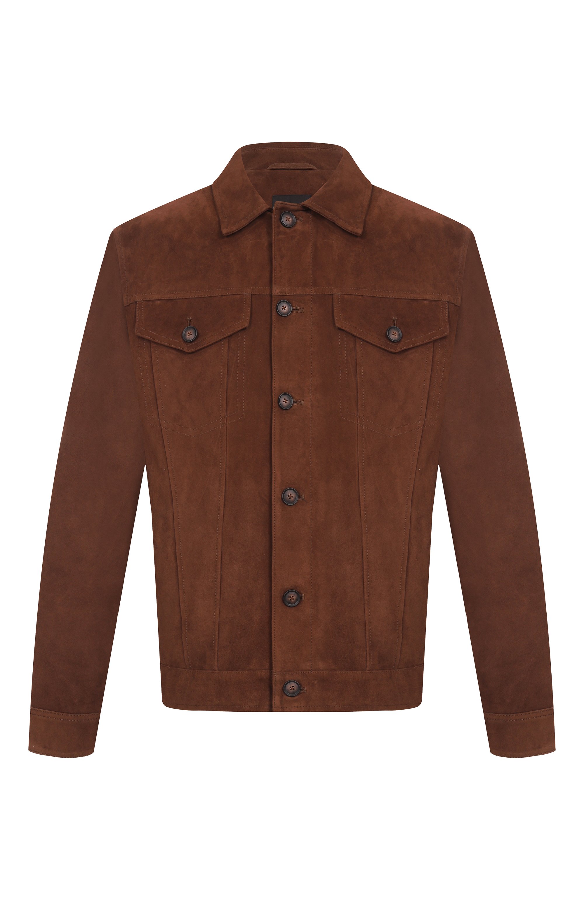 Замшевая куртка-рубашка BOSS, арт. 50538002, фото 1