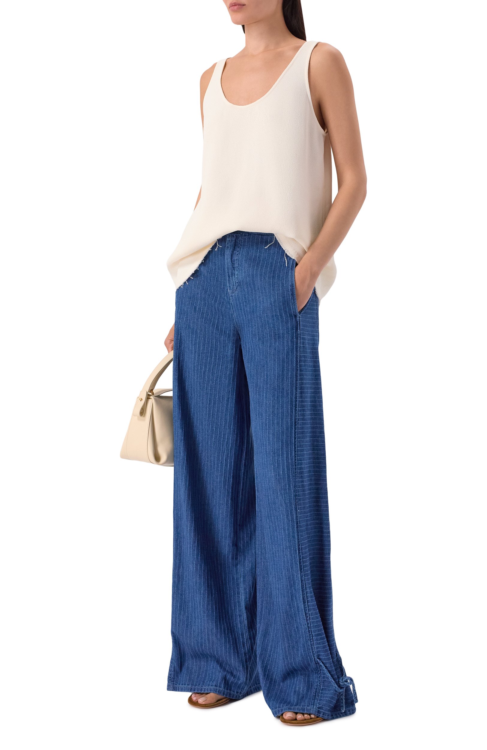 Джинсы EMPORIO ARMANI синего цвета по цене 55850 руб., арт. EW004797/AF26171, фото 2 Джинсы EMPORIO ARMANI, арт. EW004797/AF26171, фото 2