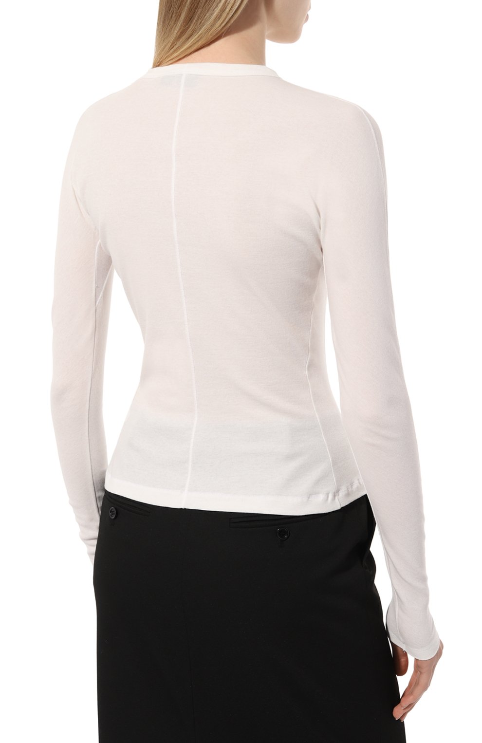 Хлопковый лонгслив Y-3, арт. HY1402, фото 4