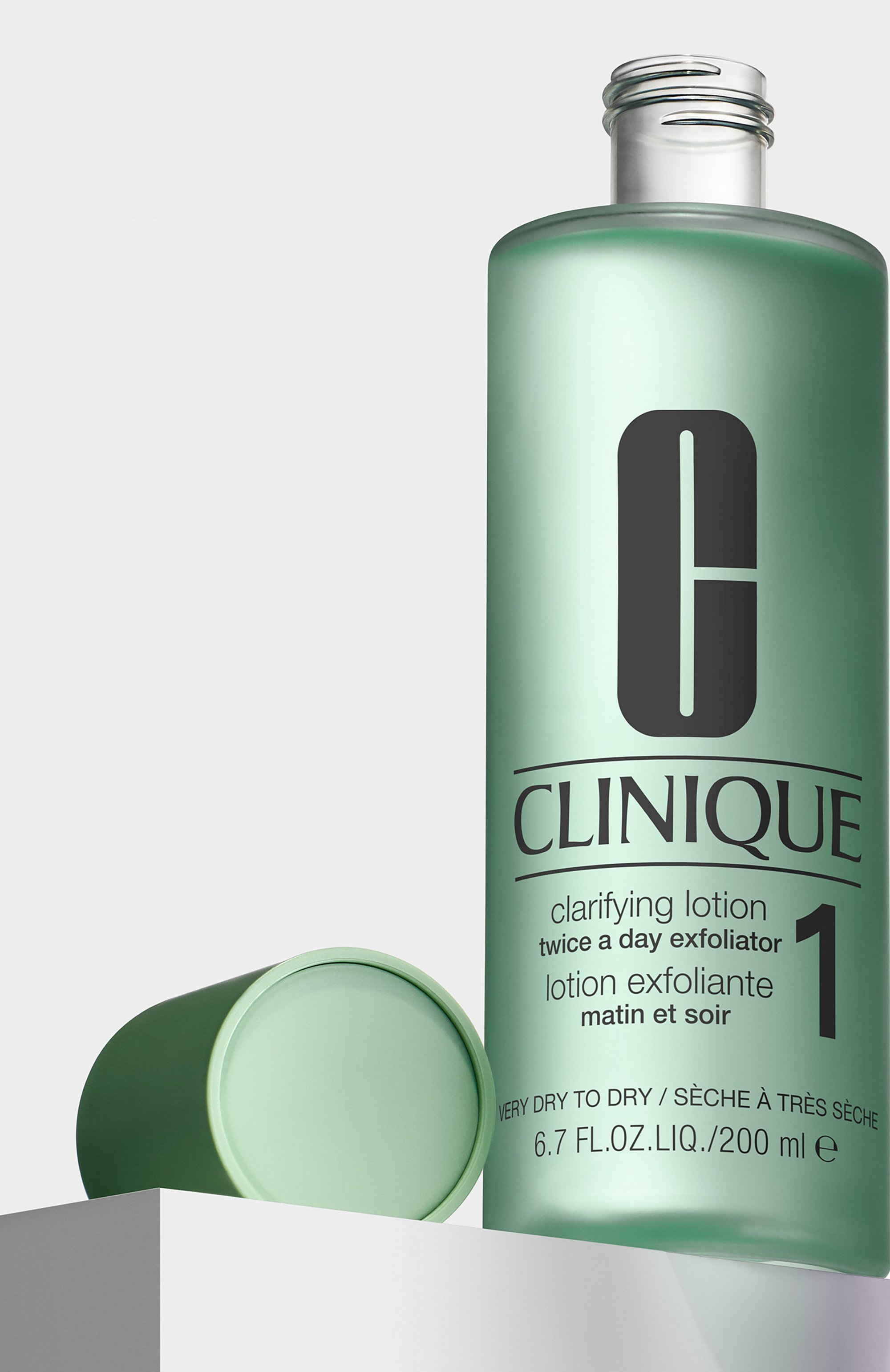 Отшелушивающий лосьон 1 для сухой и очень сухой кожи clarifying lotion (200ml) CLINIQUE, арт. 6KK4-01, фото 2